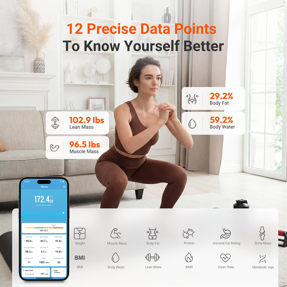 iHealth Nexus plataforma de vidrio templado de 6 mm con resistencia añadida