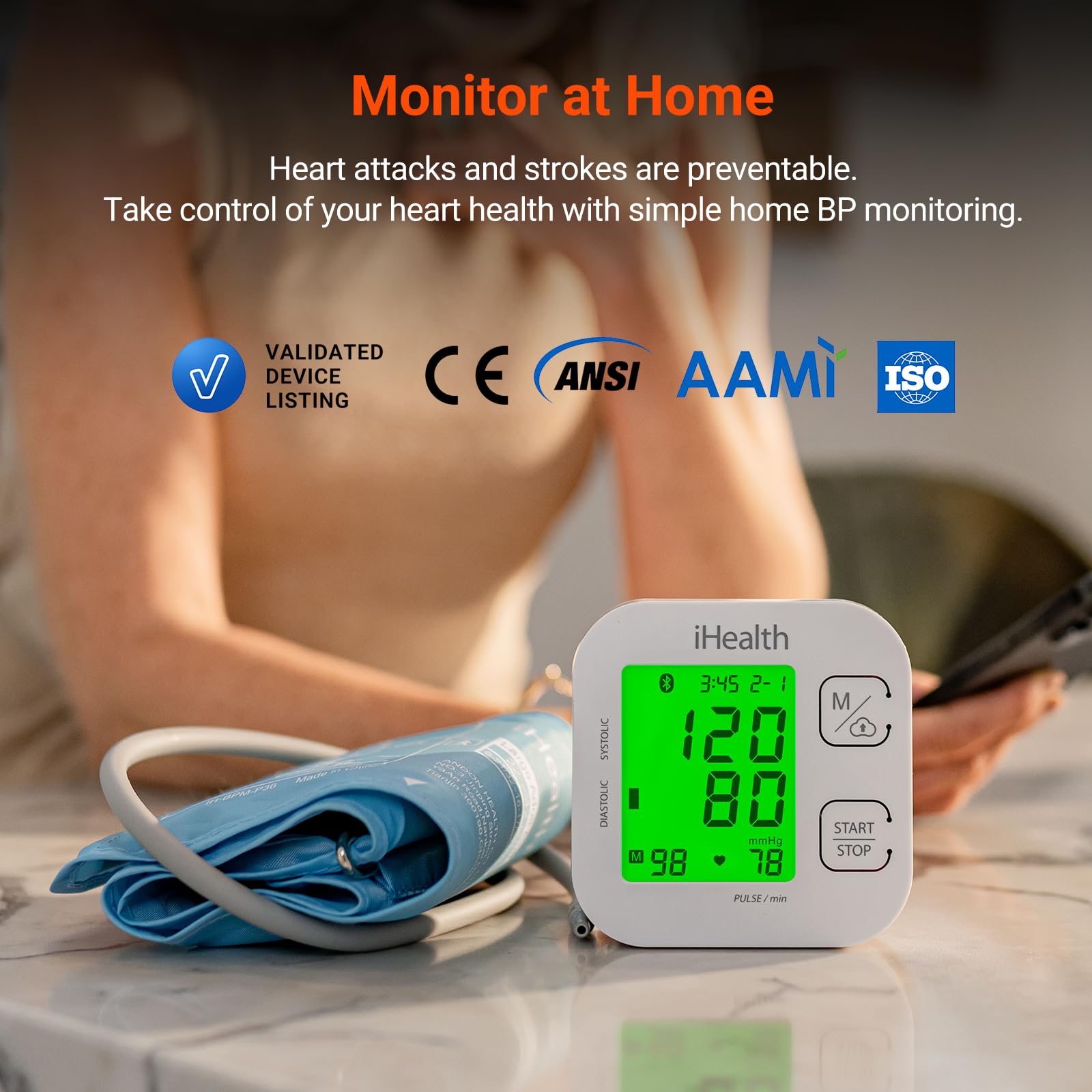 iHealth cuatro pilas AAA y accesorios incluidos para inicio inmediato