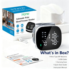 iHome comparación de tamaño junto a una mano resaltando diseño compacto