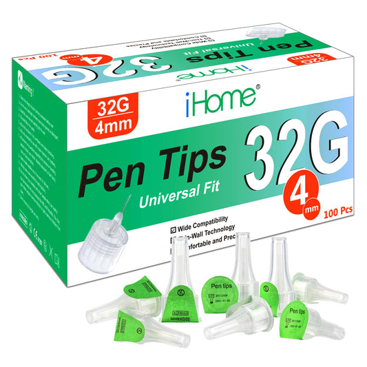 iHome empaque frontal con 100 puntas, almacenamiento práctico