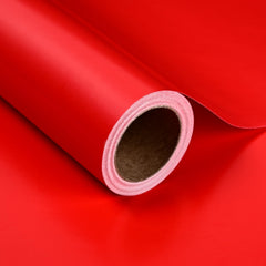 Iioscre papel rojo vista frontal, color intenso y acabado mate