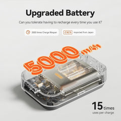 IKEEPFIT batería 5000mAh destacada, autonomía prolongada para uso inalámbrico