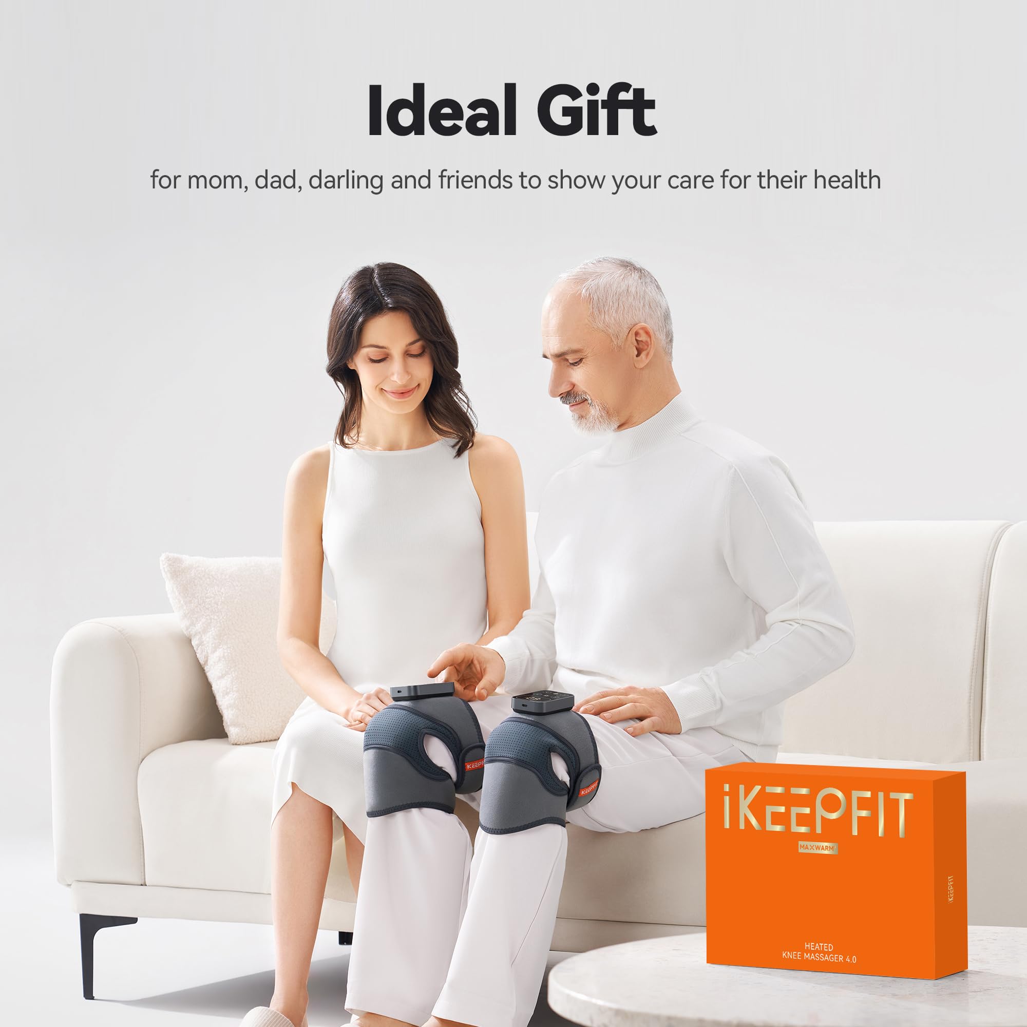 IKEEPFIT panel de control con botones, cambiar calor y vibración fácilmente