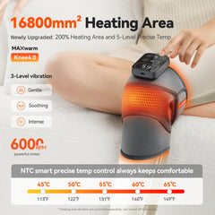 IKEEPFIT primer plano de la zona calefactable, mayor cobertura para comodidad