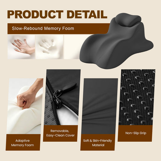 IKHTY detalle de espuma memory foam de alta densidad que mantiene forma