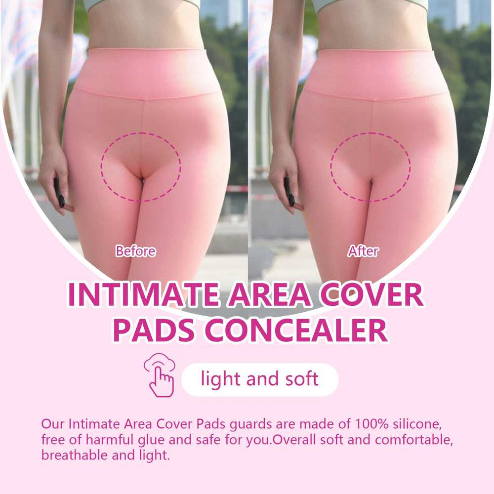 ILIORGOGO protector colocado en bikini demostrando cobertura invisible