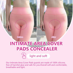 ILIORGOGO protector colocado en bikini demostrando cobertura invisible