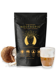Keto Brainz Nootropic Creamer — C8 MCT en polvo, 30 servicios | Lion's Mane y AlphaGPC para energía y enfoque