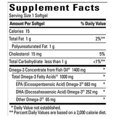 Nature Made Omega-3 Ultra Fish Oil 130 cápsulas burpless 1400 mg — EPA y DHA concentrados
