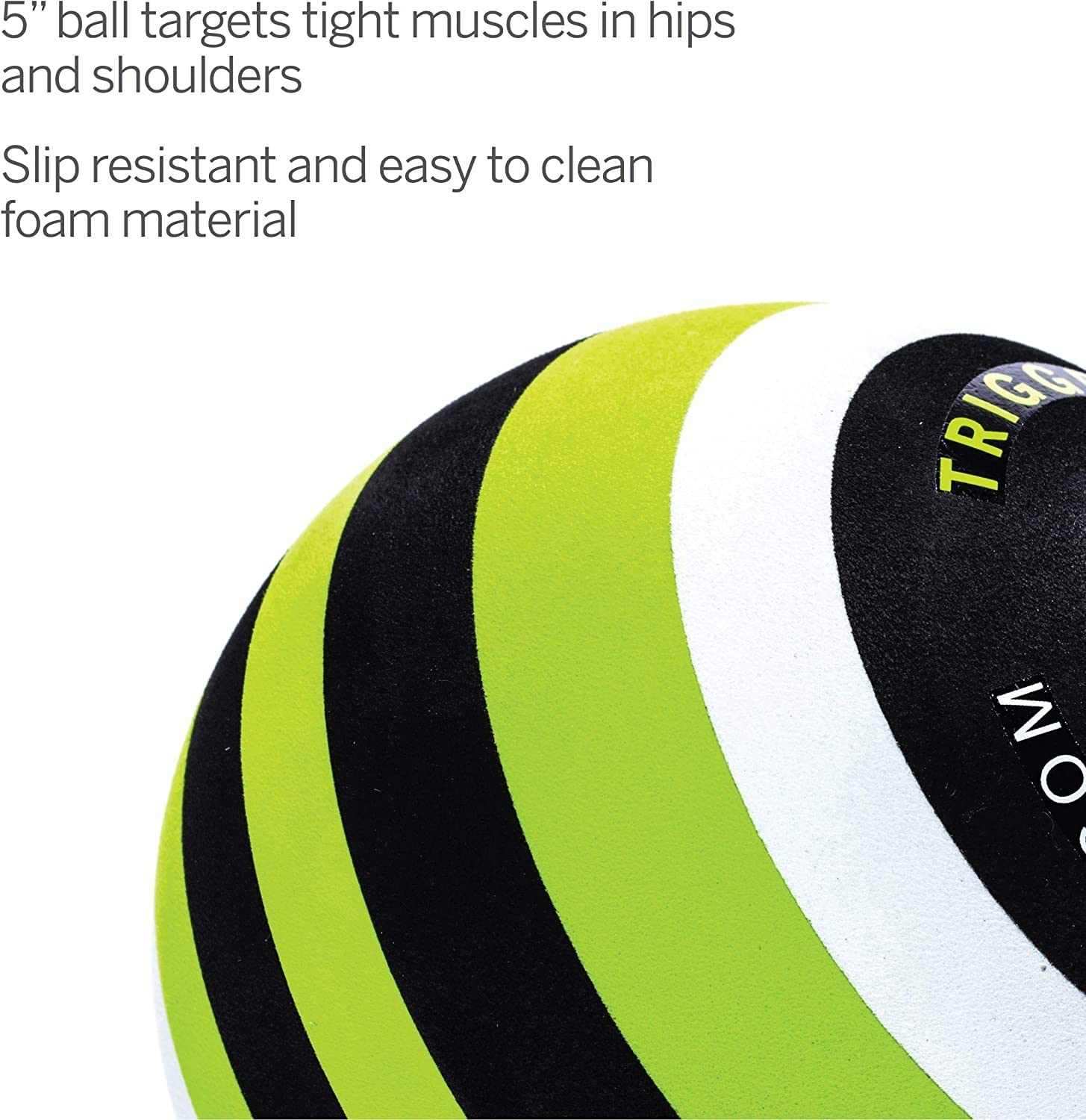 TRIGGERPOINT pelota de masaje MB5 5 pulg — masaje profundo y espuma multicapa de alta densidad