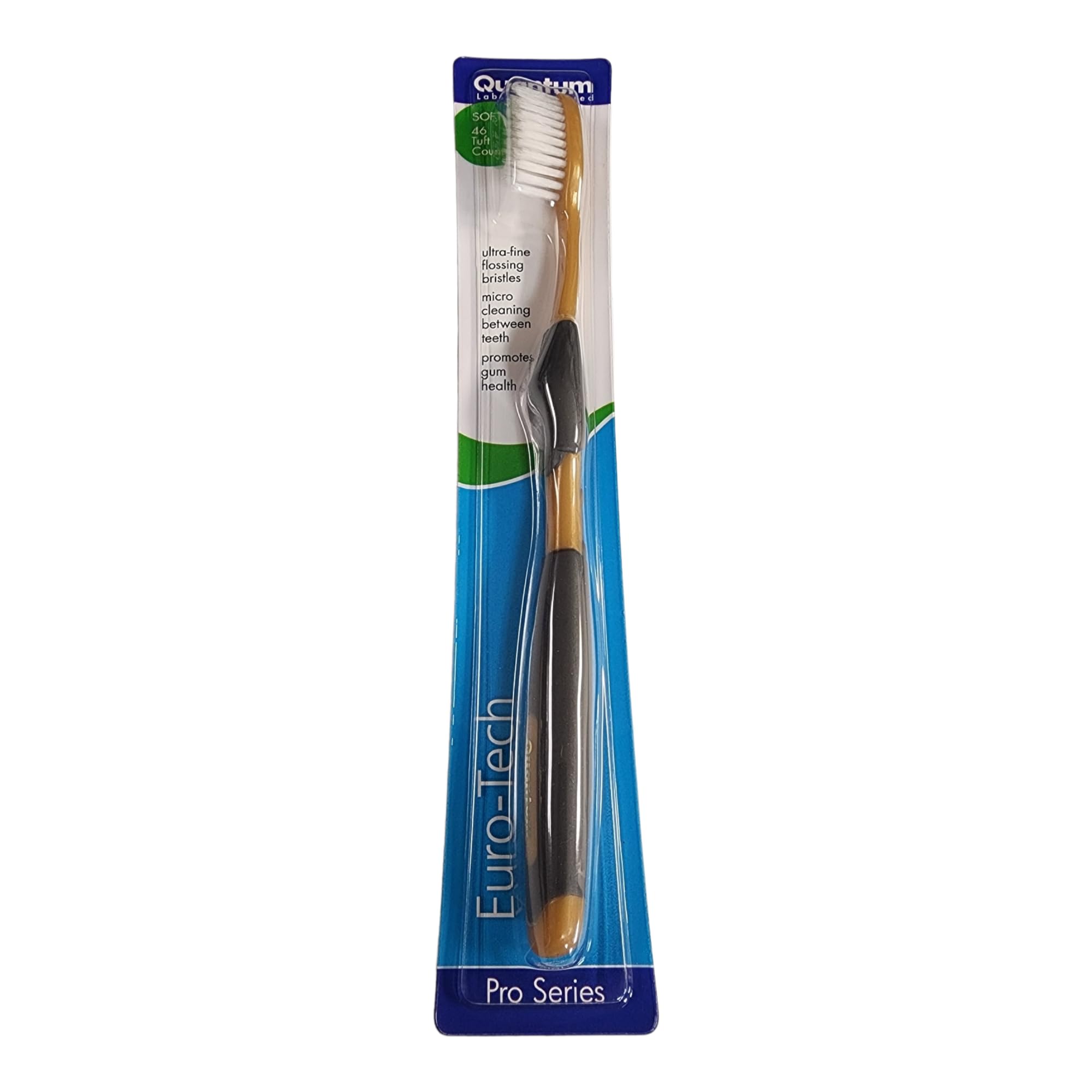 Generic Cepillo dental Quantum Euro-Tech Extra suave 5 unidades (4+1 hilo) cerdas ultrafinas y mango slim