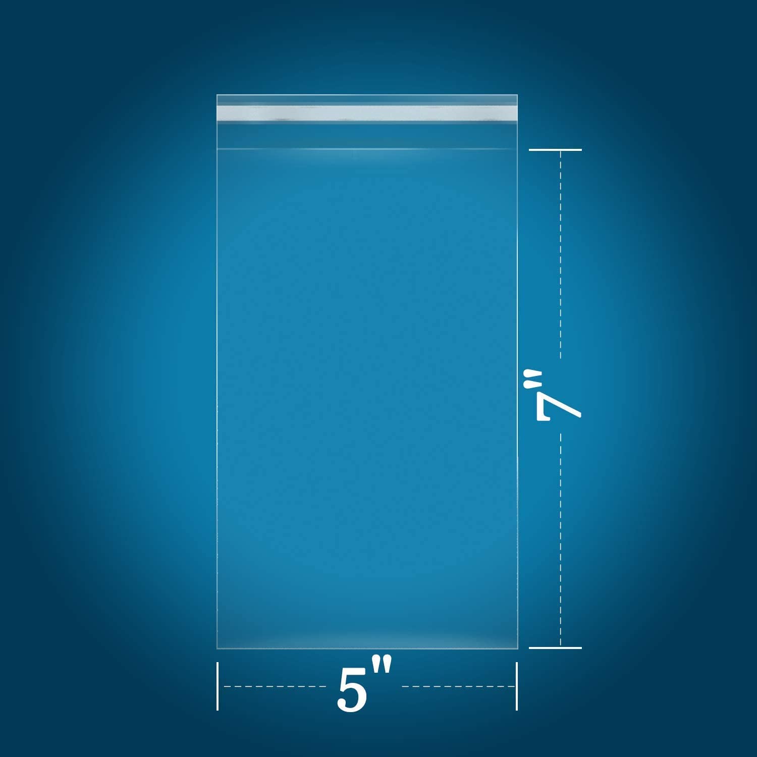 iMailer primer plano del material polipropileno y borde liso para protección