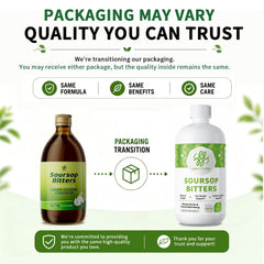 iMATCHME vaso con soursop bitters mezclado, facilita toma diaria cómoda