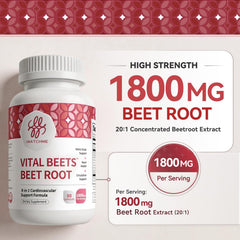 iMATCHME cápsulas Vital Beets en mano mostrando facilidad de toma