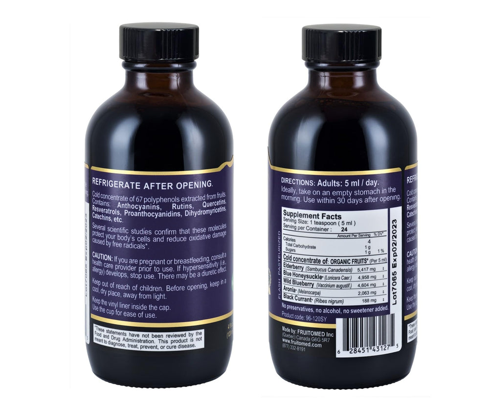 Bottle of Immunia 67 Polyphenols indicating a 24-day supply for steady use.