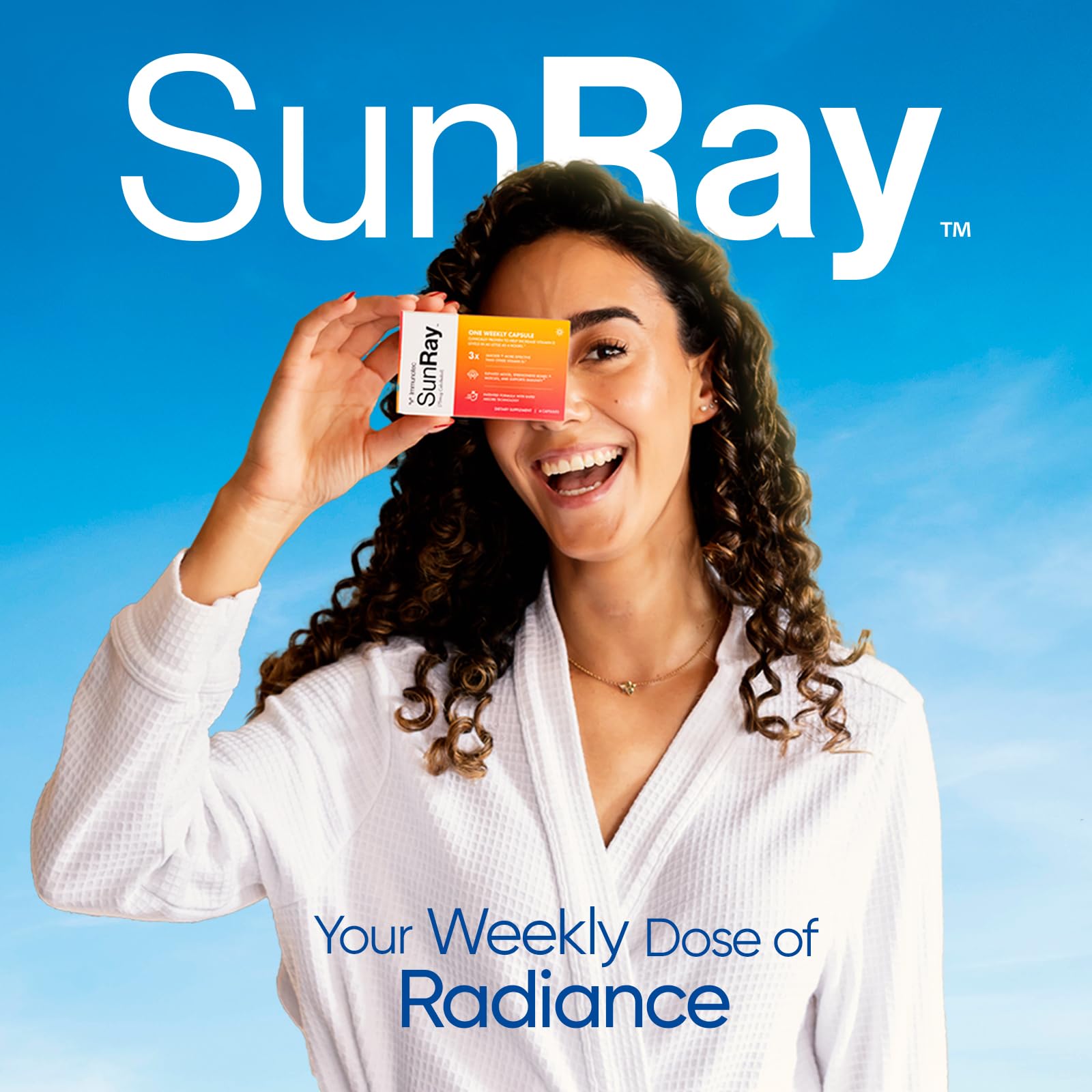 Immunotec Sunray en mesa de desayuno transmitiendo apoyo a energía diaria