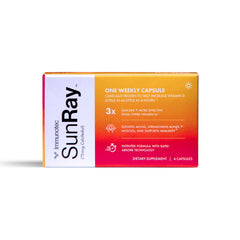 Immunotec Sunray frente del empaque mostrando presentación limpia y confianza