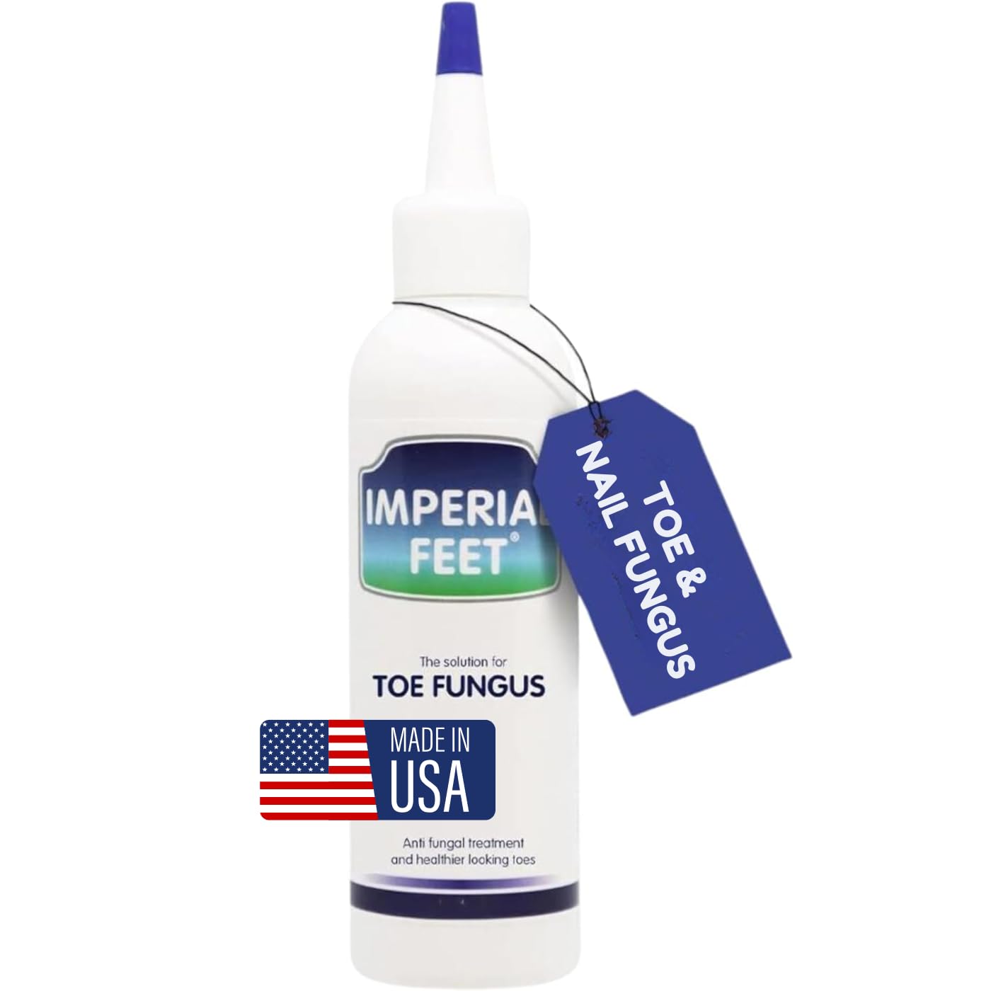 Imperial Feet frente del envase mostrando tamaño XL y marca, fácil identificación