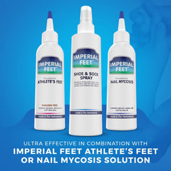 Imperial Feet aplicando en zapatillas para prevenir recontaminación