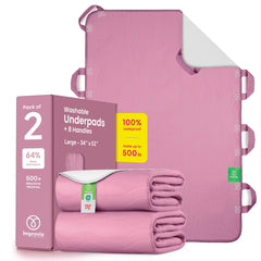 Improvia vista frontal pack de 2 protege cama y facilita transferencias