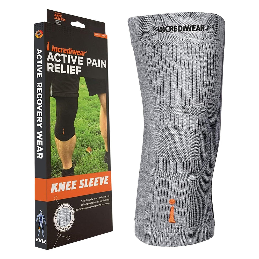 Incrediwear rodilla vista frontal mostrando ajuste y soporte visible