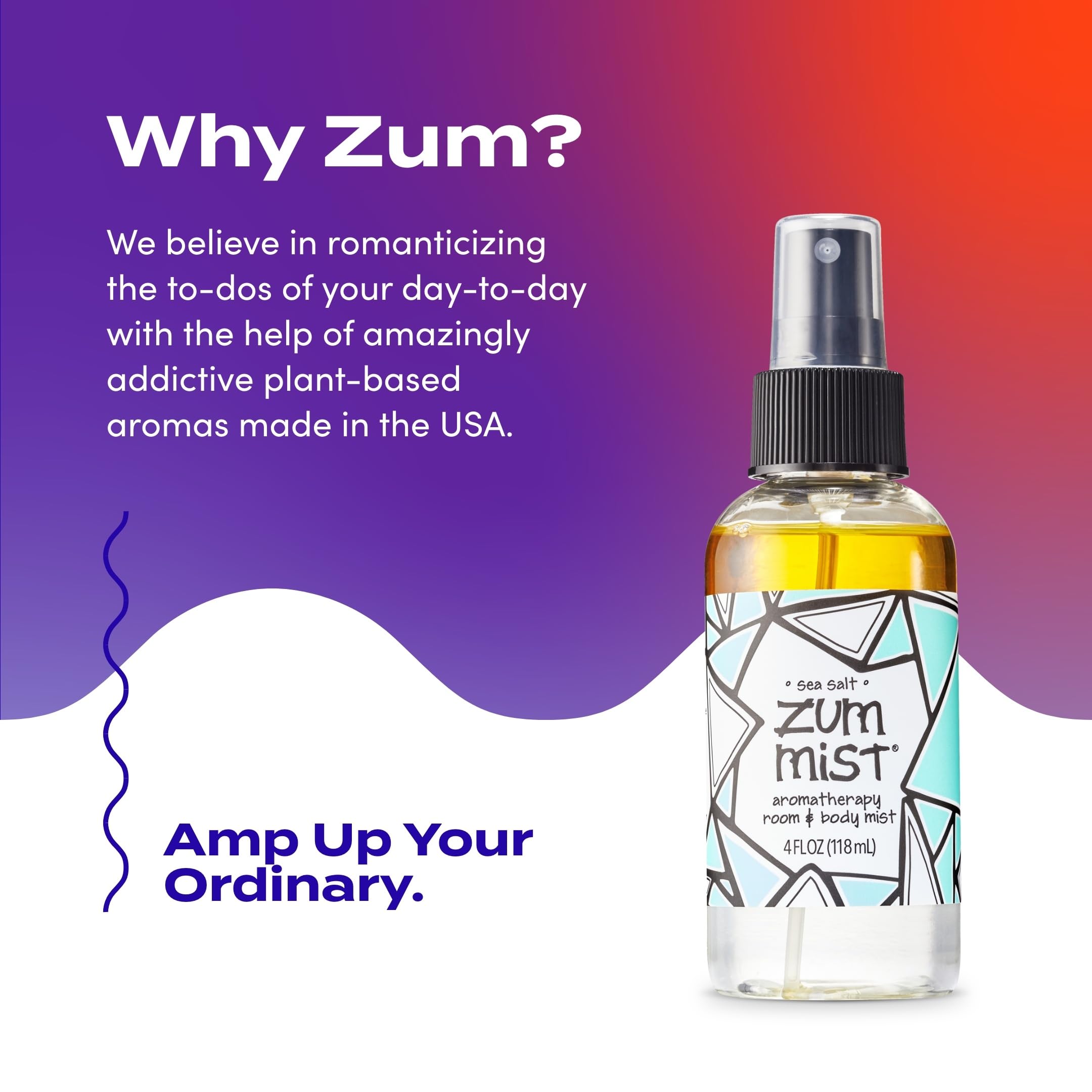 Indigo Wild zum mist etiqueta con lista de ingredientes naturales visibles