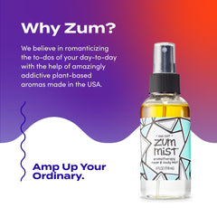 Indigo Wild zum mist etiqueta con lista de ingredientes naturales visibles