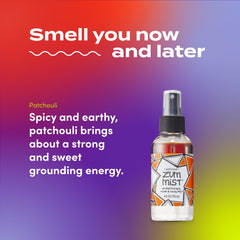 Indigo Wild Zum Mist niebla en la mano que muestra textura ligera y rápida absorción