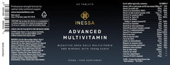 Inessa multivitamínico en mesa de desayuno promoviendo rutina saludable