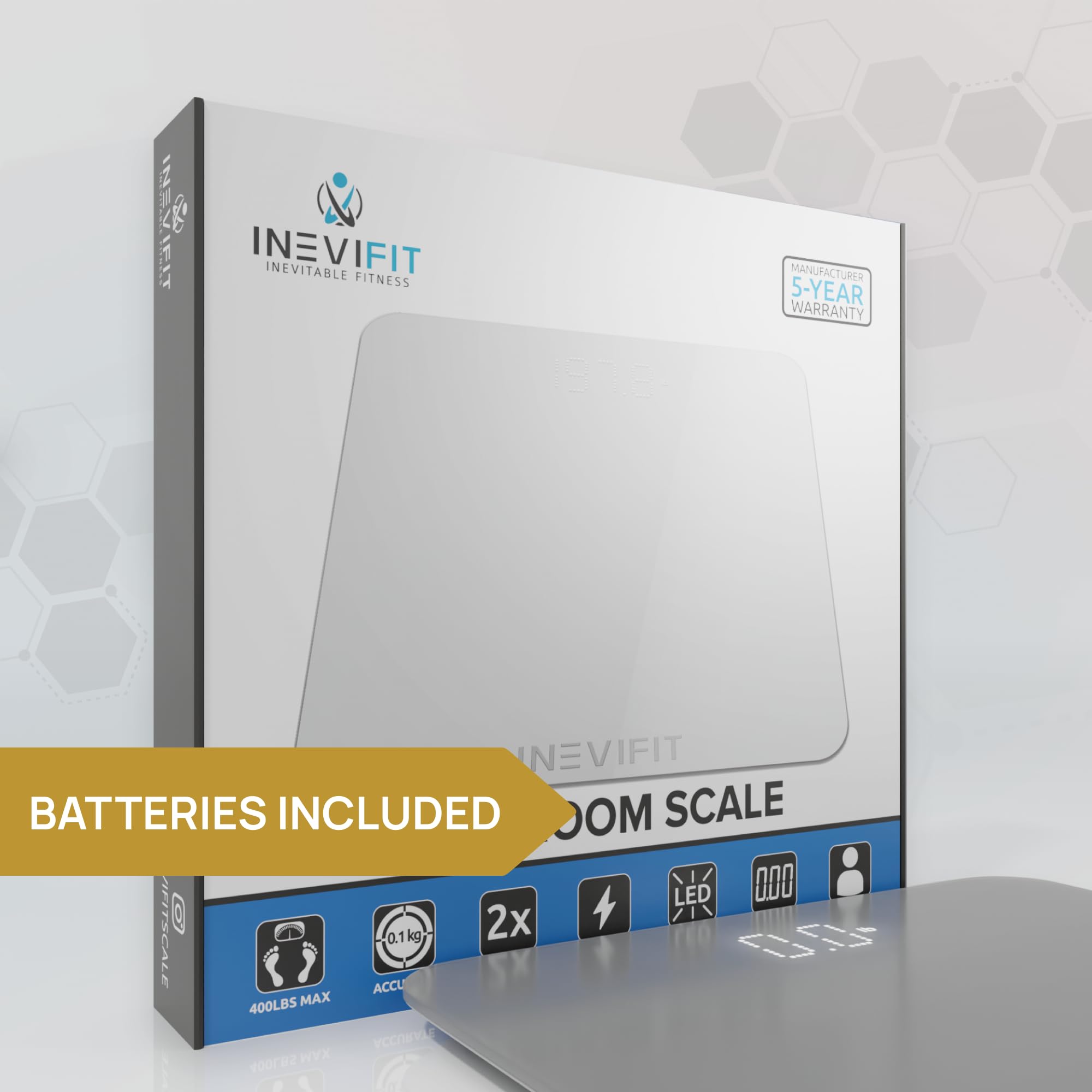 INEVIFIT vista lateral perfil delgado que ahorra espacio y se guarda fácil