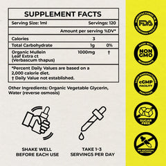 Inhale etiqueta certificada USDA y cGMP visible, garantía de calidad