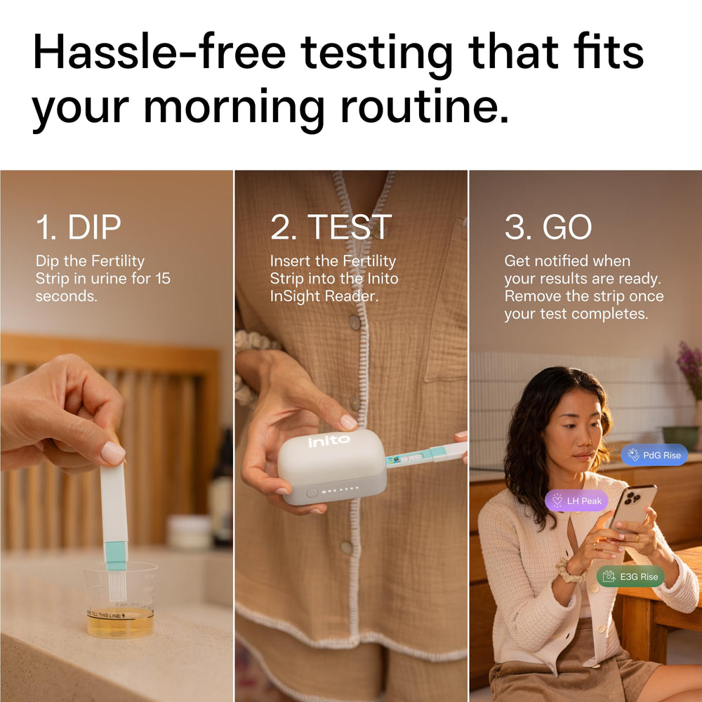 Ambiente doméstico con Inito en uso resaltando conveniencia para seguimiento