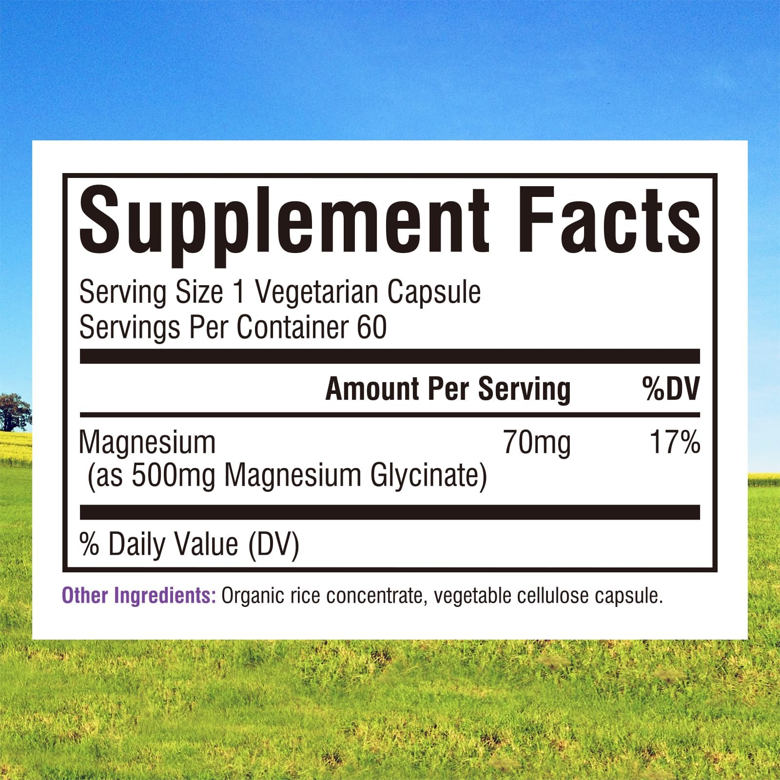 Detalle de una cápsula Innate Vitality magnesio para apreciar tamaño y recubrimiento