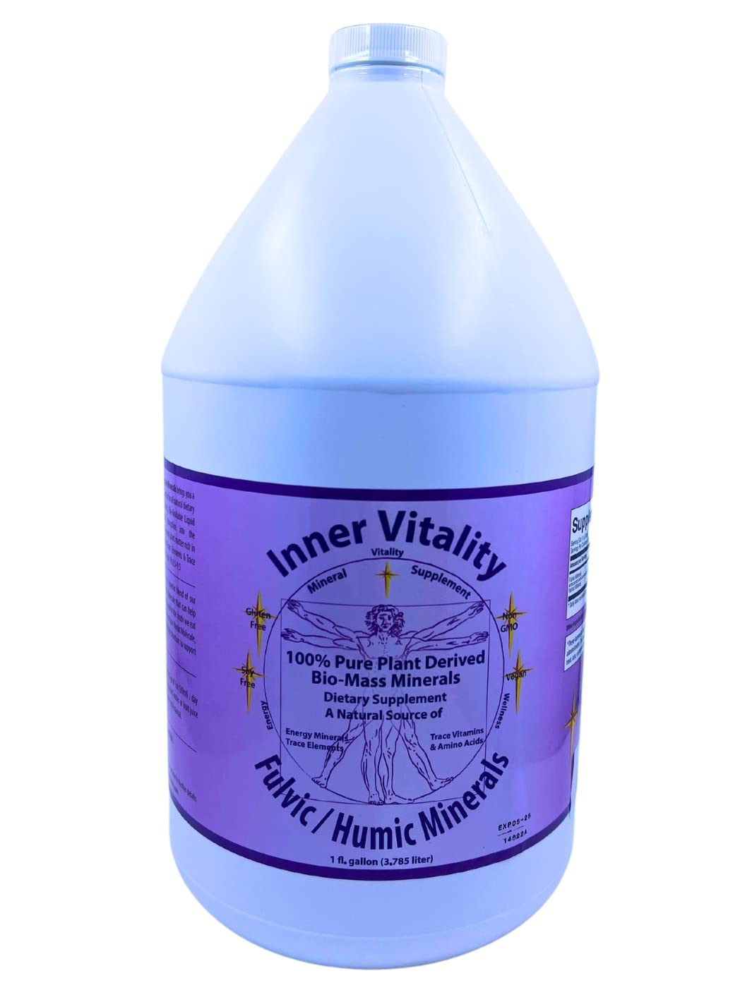 Inner Vitality envase frontal 1 galón mostrando etiqueta y facilidad de uso