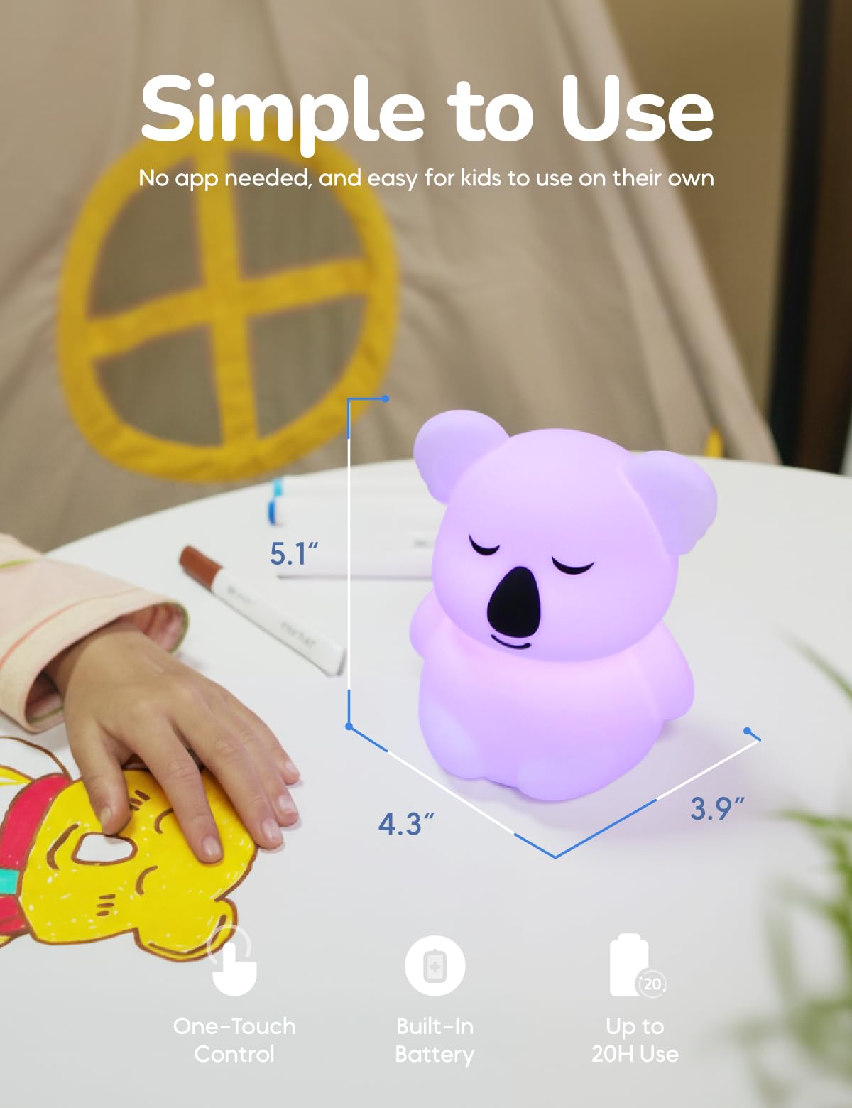 InnoCity Breathing Pal Kyle en un rincón de calma escolar, favorece regulación emocional