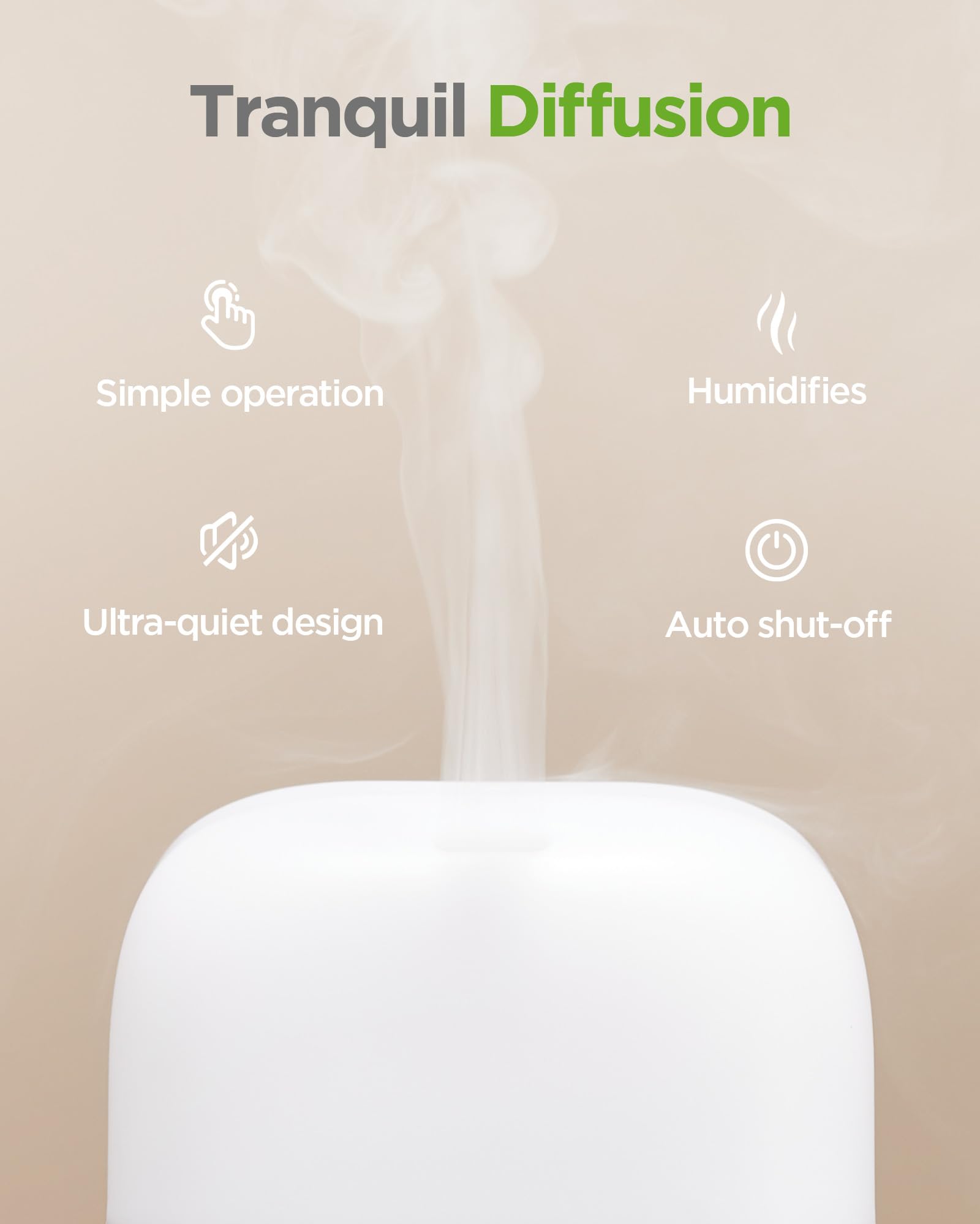 InnoGear primer plano del botón de control, fácil de usar y ajustar