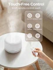 InnoGear comparativa de tamaño con libro indicando capacidad de 500 ml