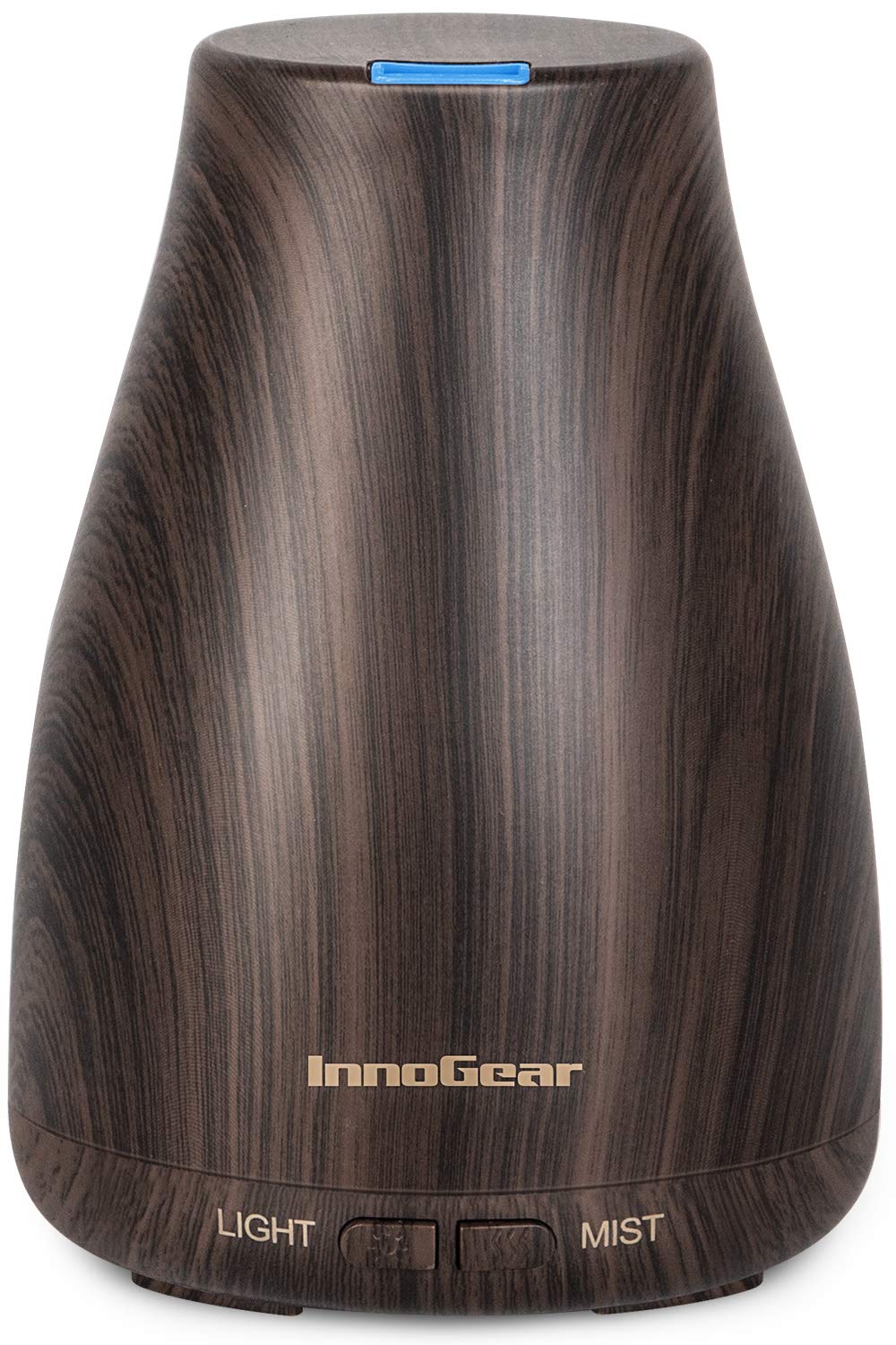InnoGear difusor frontal marrón mostrando diseño elegante y aroma uniforme