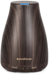 InnoGear difusor frontal marrón mostrando diseño elegante y aroma uniforme