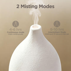 InnoGear difusor emitiendo niebla continua para ambiente aromático y relajante