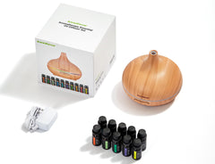 InnoGear difusor en uso en sala humidificando y perfumando el ambiente