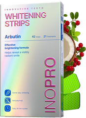 INOPRO empaque frontal mostrando kit de 21 tratamientos y diseño verde para confianza