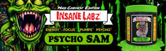 Insane Labz Psycho Sam comparación de tamaño con mano para fácil porcionado