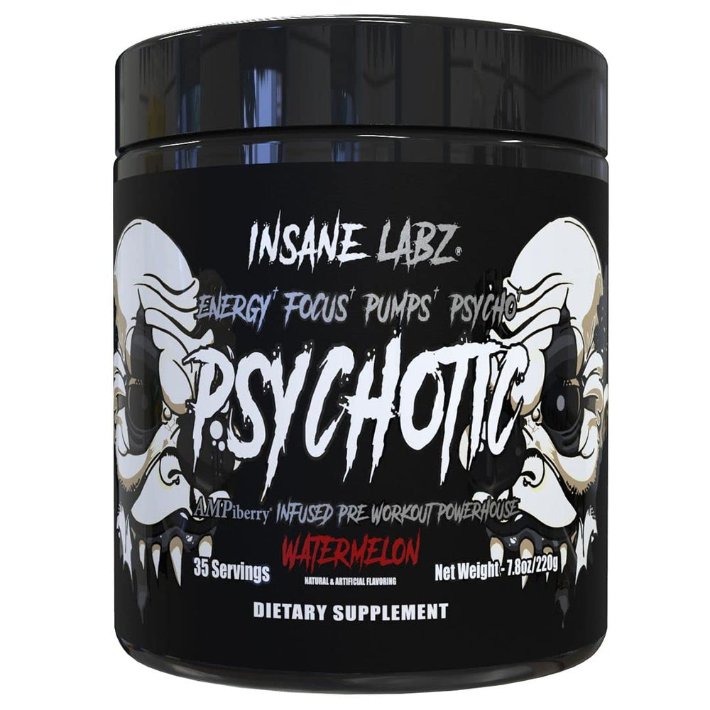 Insane Labz frasco frontal mostrando diseño y 35 servicios para energía