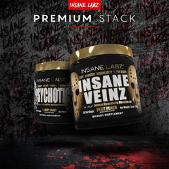 Atleta en preparación con Insane Labz Psychotic Gold representando energía y concentración