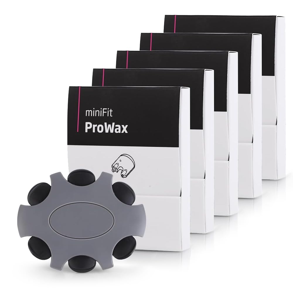 Inspack empaque frontal de filtros ProWax Minifit con información clara y protección