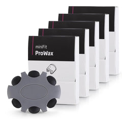 Inspack empaque frontal de filtros ProWax Minifit con información clara y protección