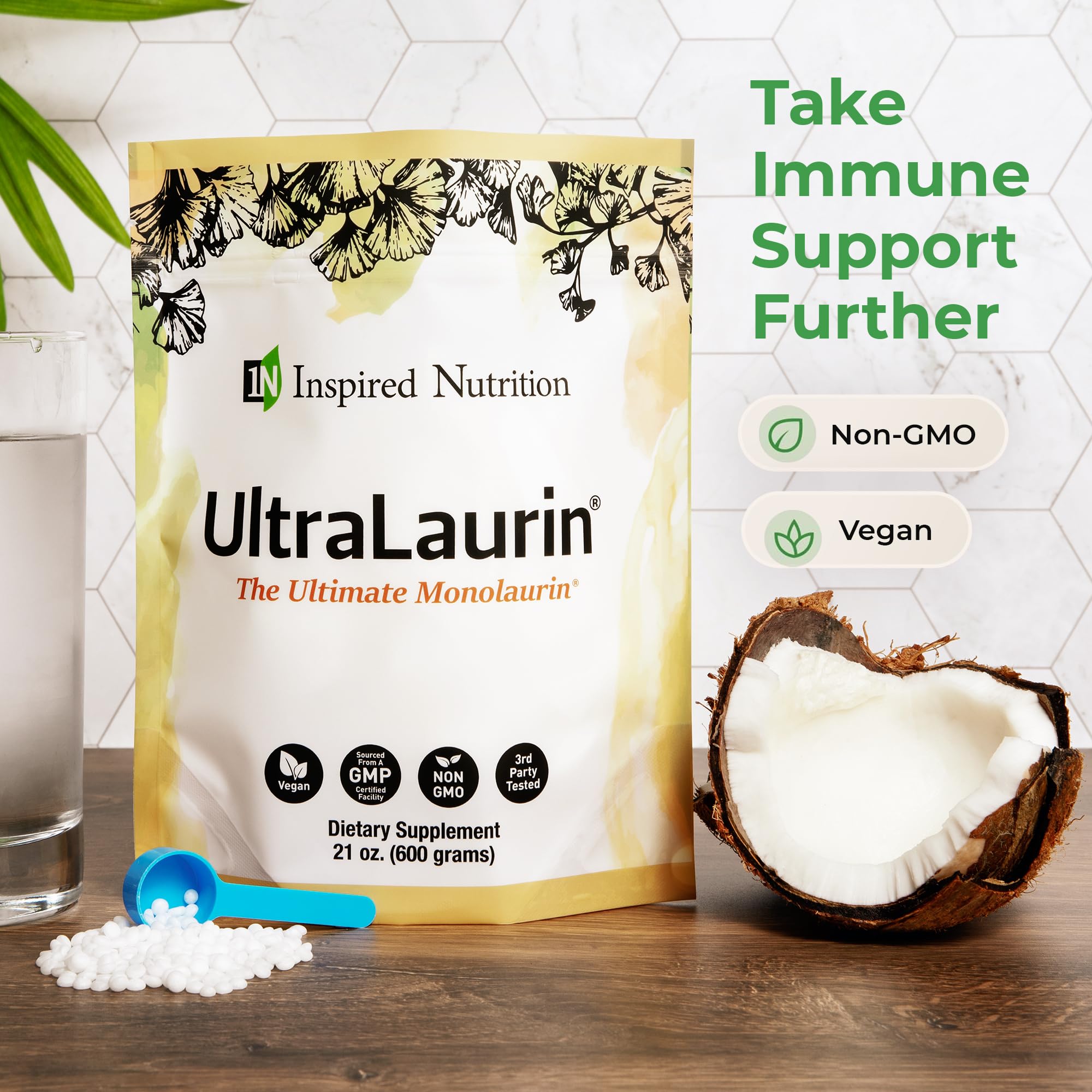 Inspired Nutrition pellets añadidos a yogur, uso cotidiano y conveniencia