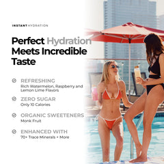Instant Hydration textura del polvo viendo fines y solubilidad