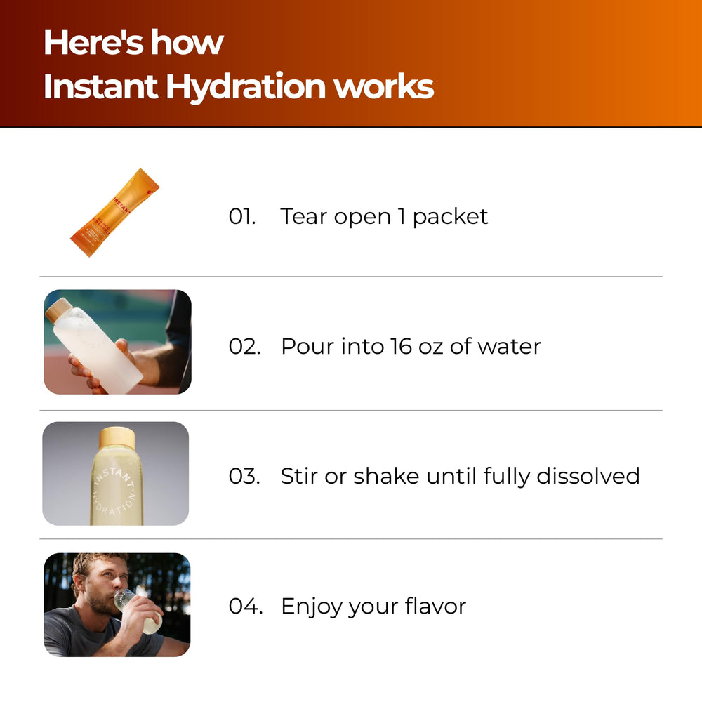Instant Hydration en ambiente de playa para hidratación durante actividades al aire libre